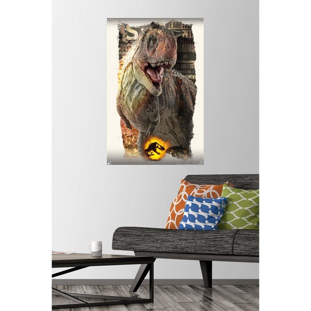 Trends International Jurassic World Dominion Carnotaurus Focal Unframed Wall Poster Prints