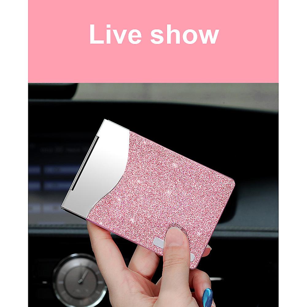 Ultra-thin License Card Case Slim Pocket Wallet Id Card Organiser Business Bank Card Holder Purse 4 Slots Silver