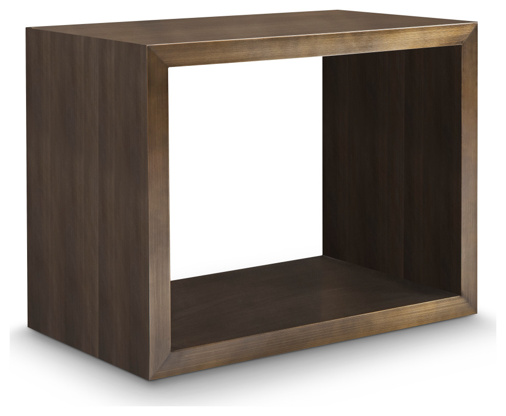 Piero Lamp Table Bronze   Contemporary   Side Tables And End Tables   by Greg Sheres Inc.  Houzz