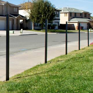 YARDGARD Select 1.8 in. x 1.8 in. x 6 ft. Steel Fence Post 328818A