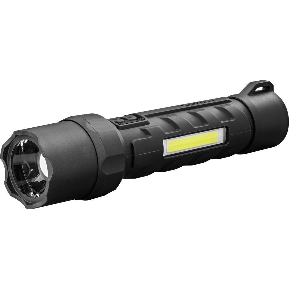 Coast Polysteel 700 Stormproof 800 Lumen Dual Power LED Flashlight with Dual Color (WhiteRed) C.O.B. 30351