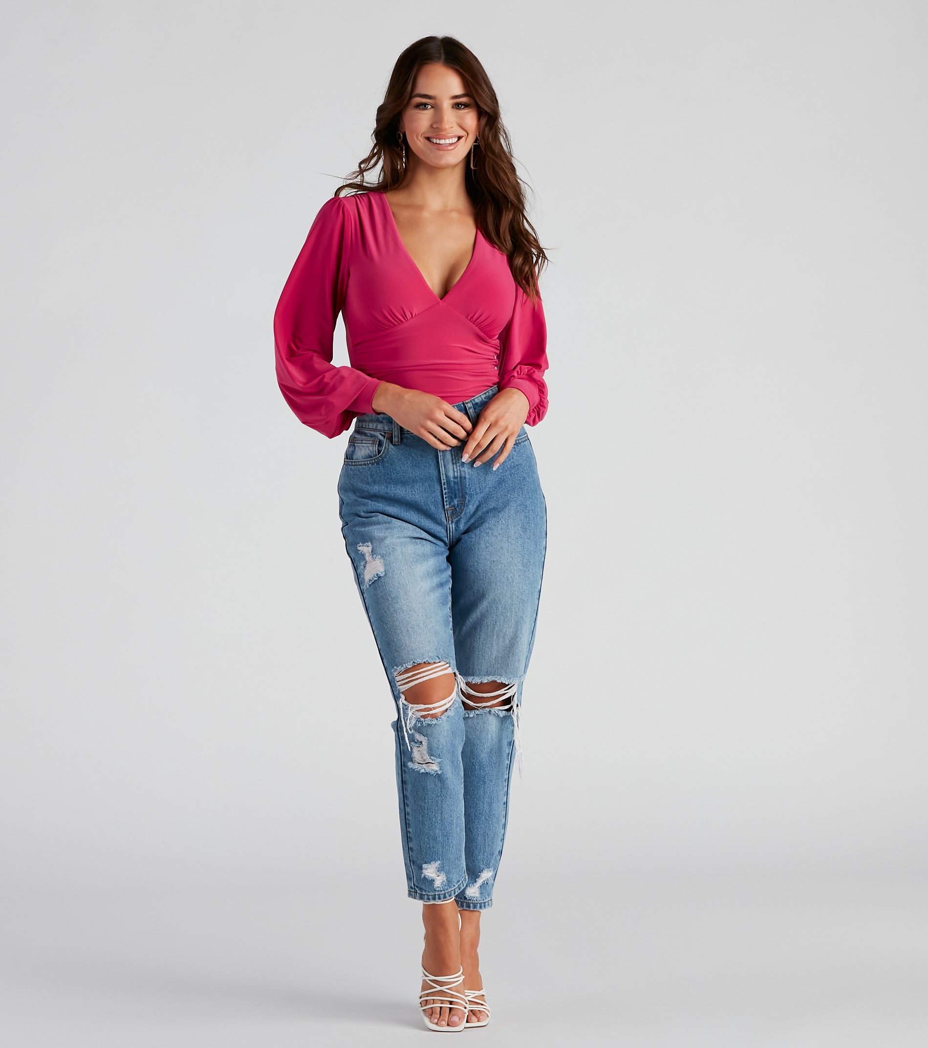 Bring The Drama Puff Sleeve Bodysuit