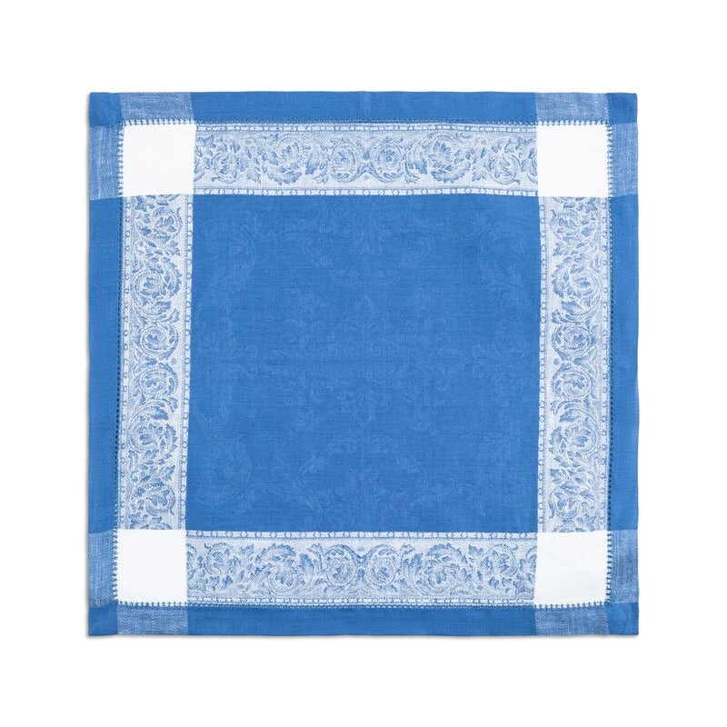 French Home Linen Set of 6 Paris Napkins   French Blue