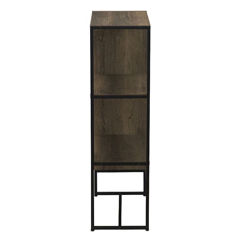 Household Essentials Modern 2-Shelf Bookcase Floor Decor