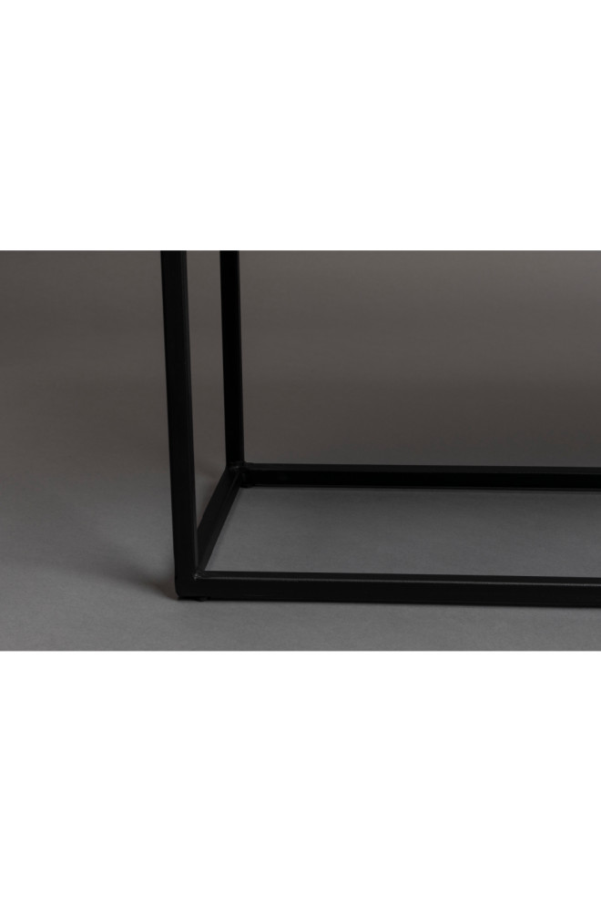 Black Console Table with Shelves  Dutchbone Winston   Industrial   Console Tables   by Oroa   Distinctive Furniture  Houzz