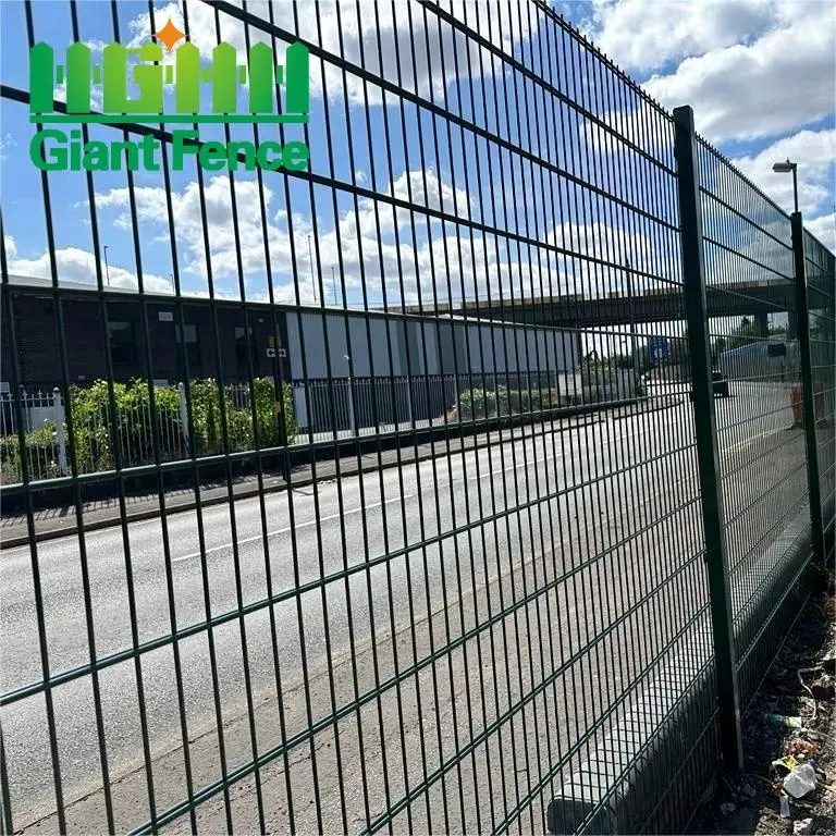 ISO 9001 Home Garden Outdoor 3D Curved Welded Wire Mesh Fence