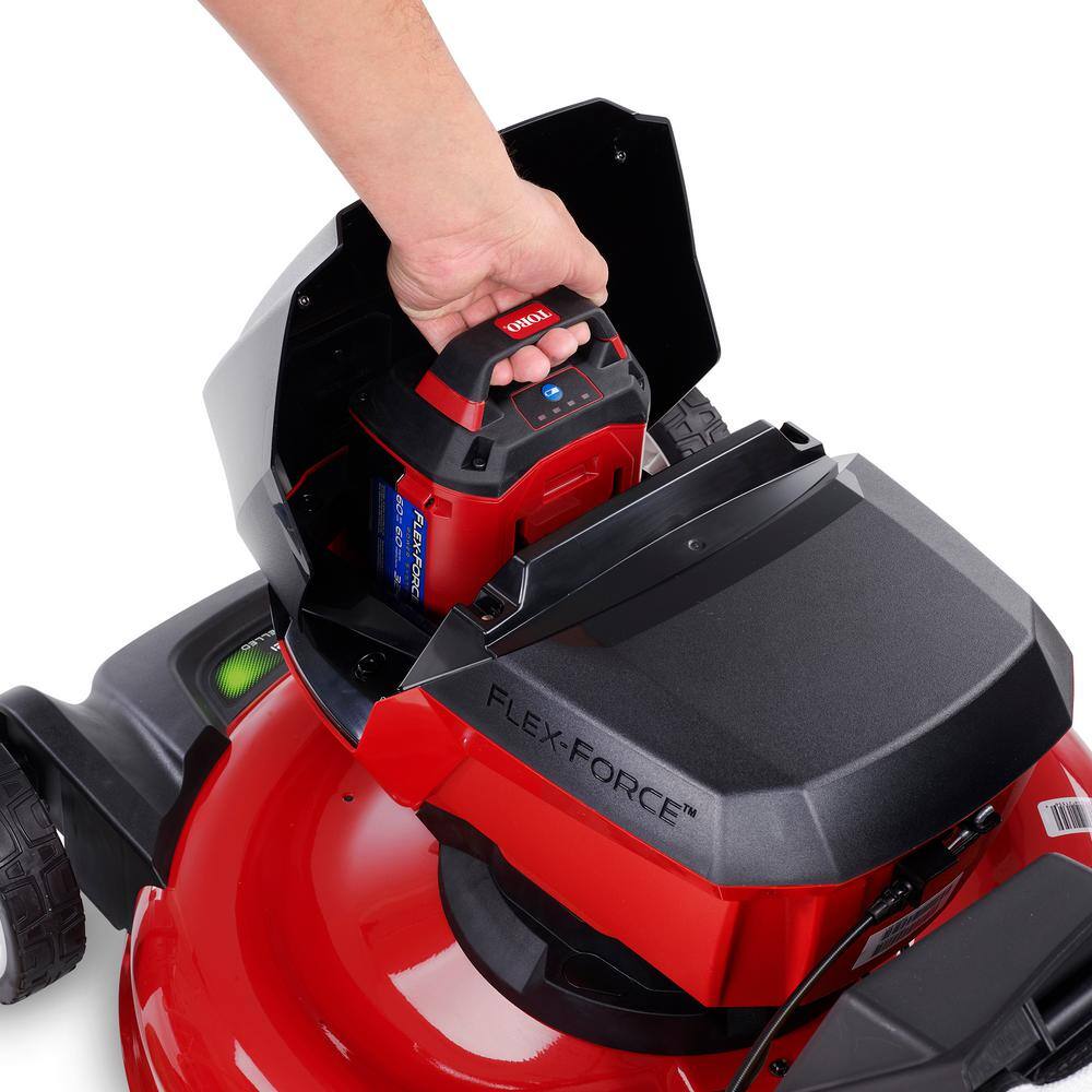 Toro Recycler SmartStow 21 in. 60-Volt Max Lithium-Ion Brushless Cordless Battery Walk Behind Mower RWD (Tool-Only) 21356T