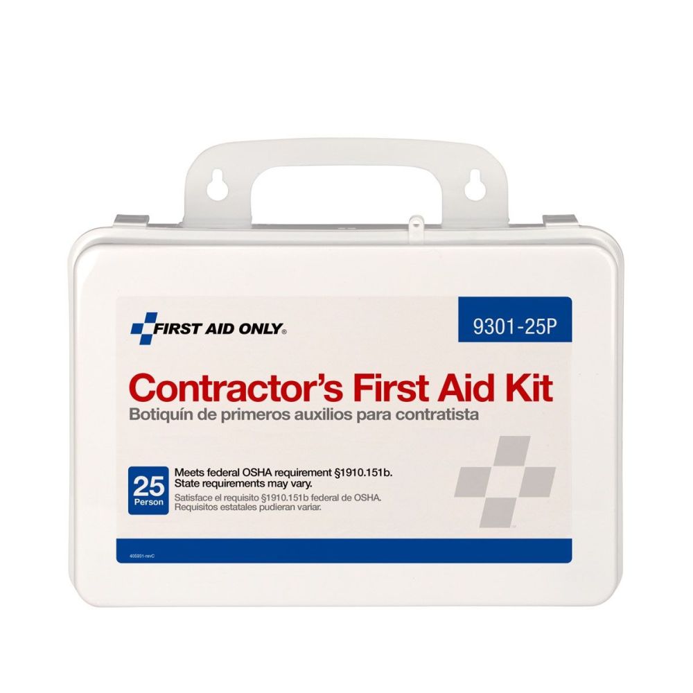 First Aid Only 25 Person Plastic Case Contractor First Aid Kit