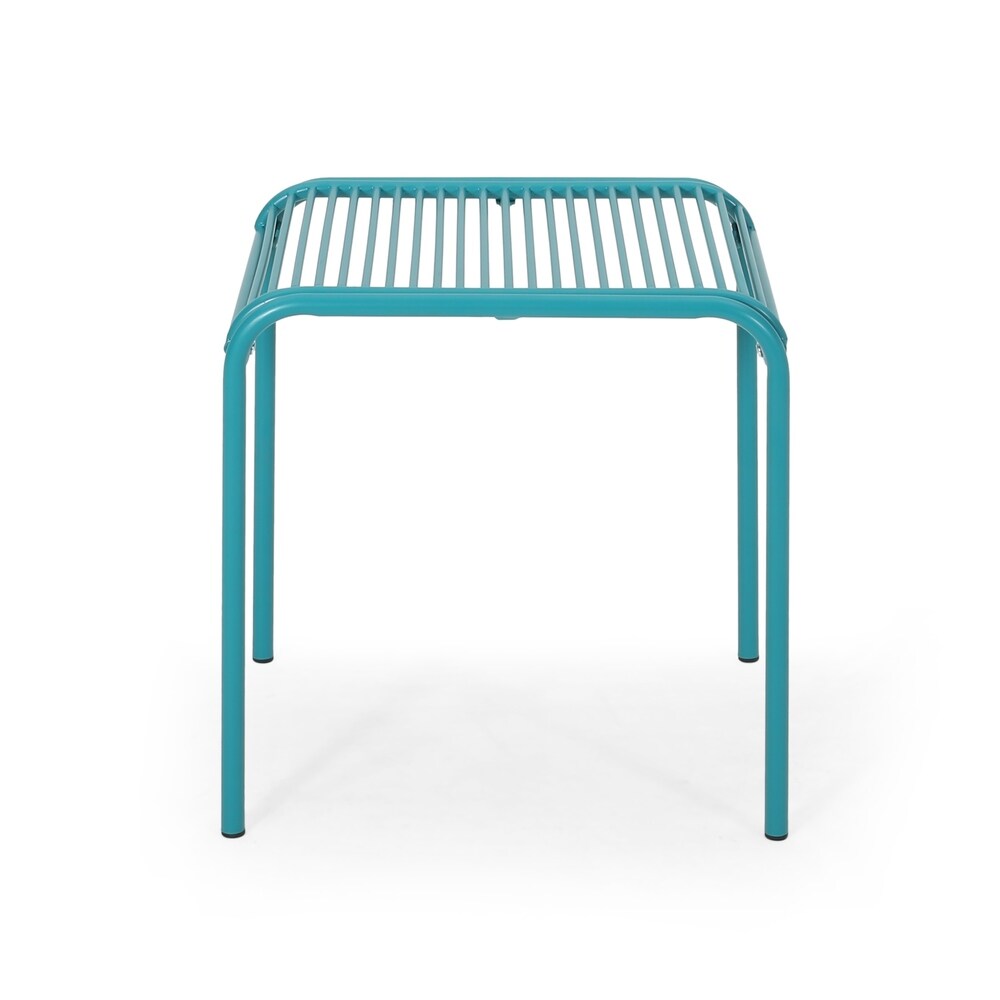 Boston Outdoor Modern Side Table by Christopher Knight Home