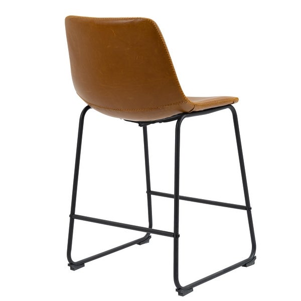 2 Set Faux Leather Bar Stool