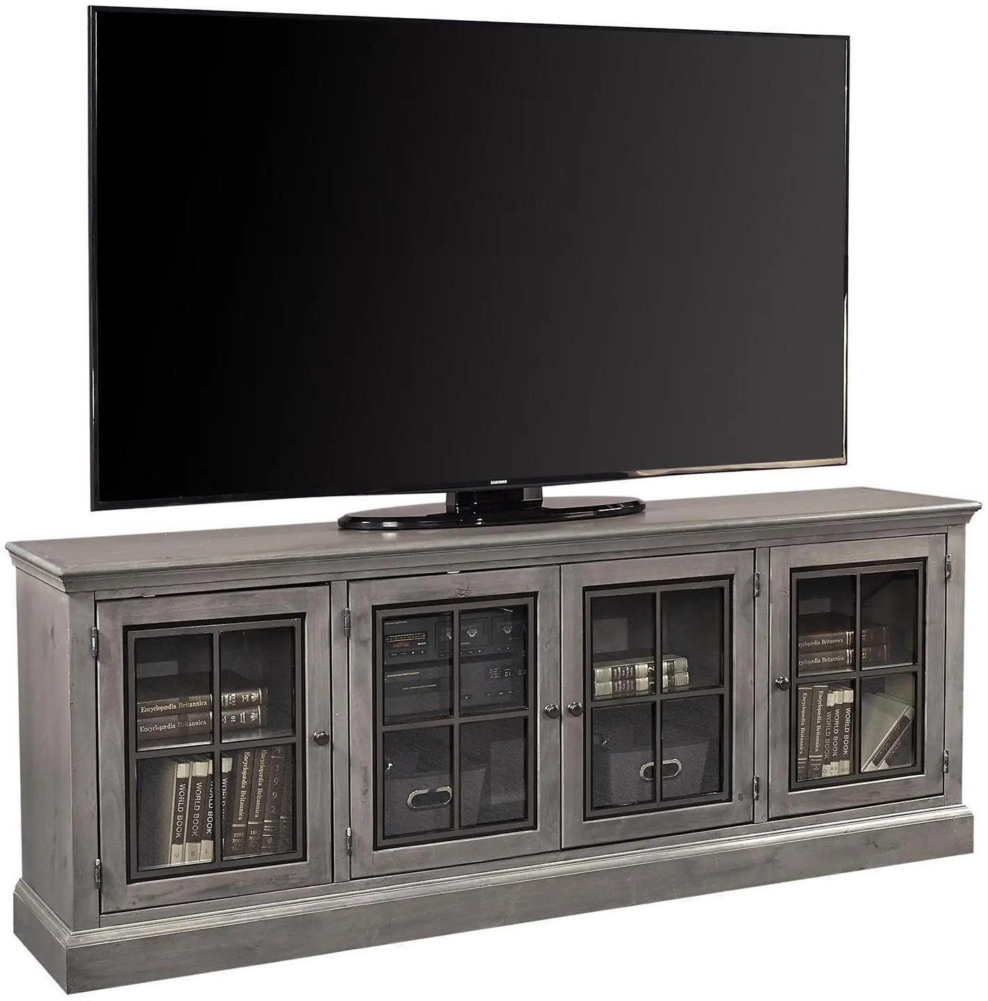 Churchill Rustic Gray 84 TV Stand