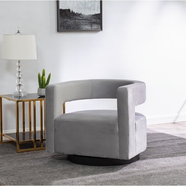 SAFAVIEH Couture Edgar Swivel Chair - 31.1