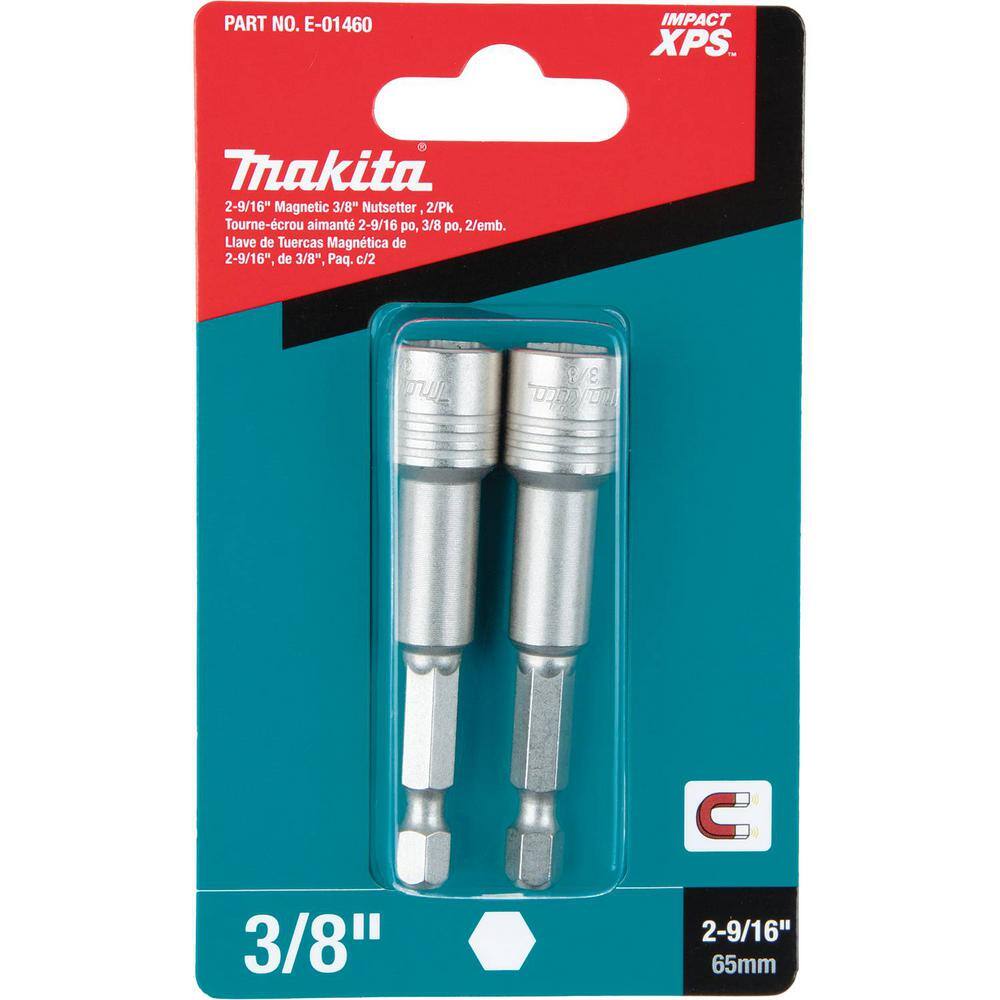 Makita IMPACT XPS 2-916 in. Magnetic 38 in. Nutsetter (2-Pack) E-01460