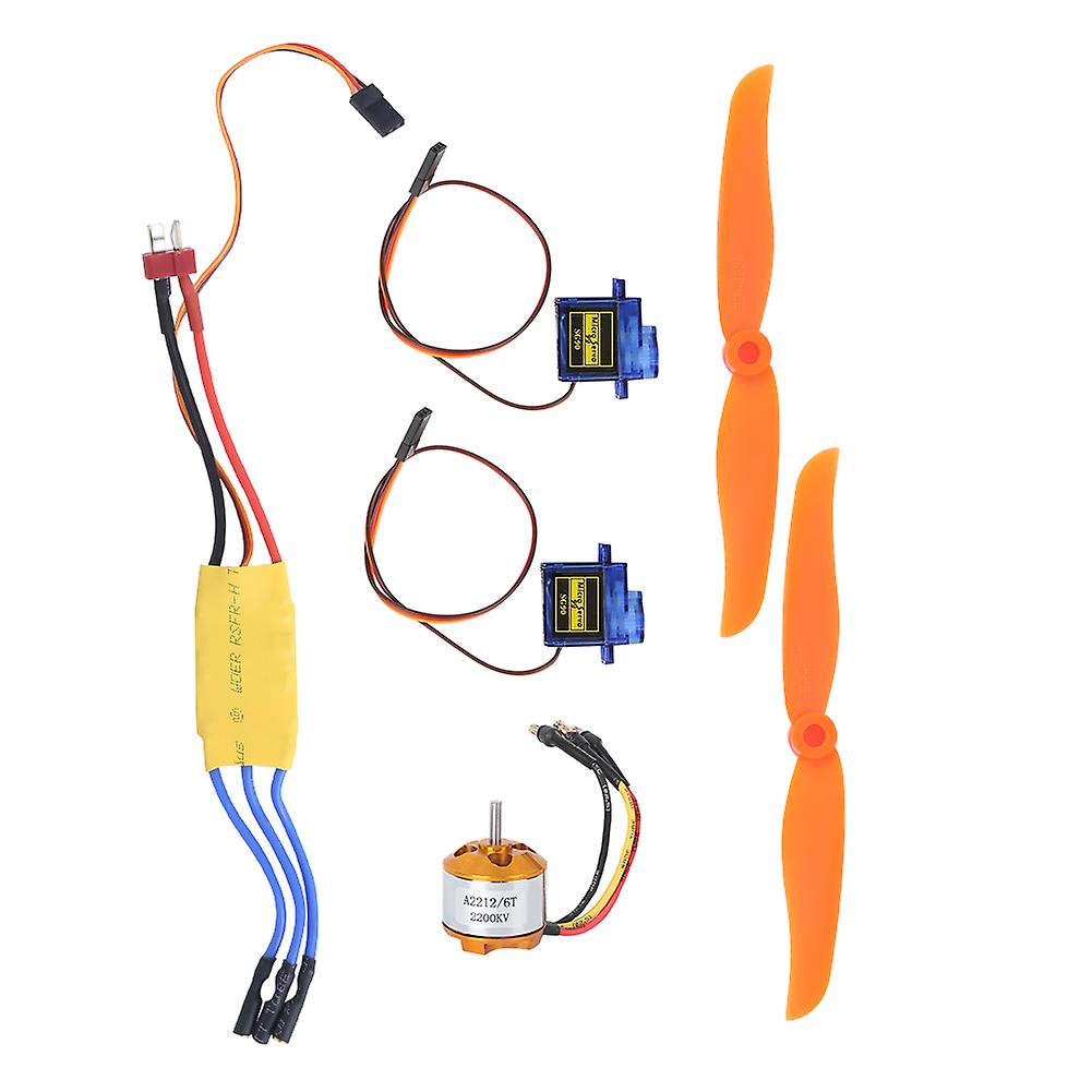 A2212 2200kv Brushless Motor 30a Esc Sg90 9g Micro Servo 6035 Propeller For Rc Plane(2200kv Motor 6035 Propeller 9g Servo 30a Esc )