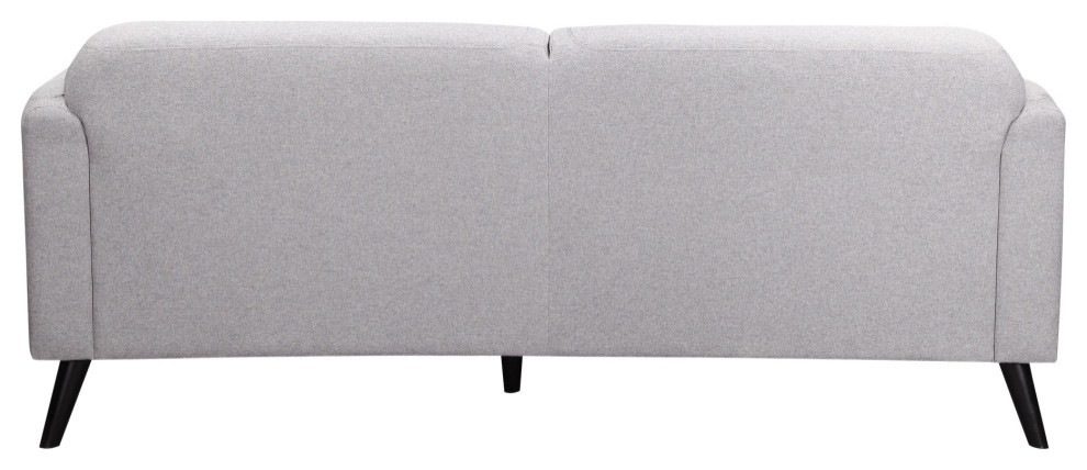 76 Inch Sofa Grey Grey Contemporary Moe  x27s Home   Contemporary   Sofas   by Sideboards and Things  Houzz