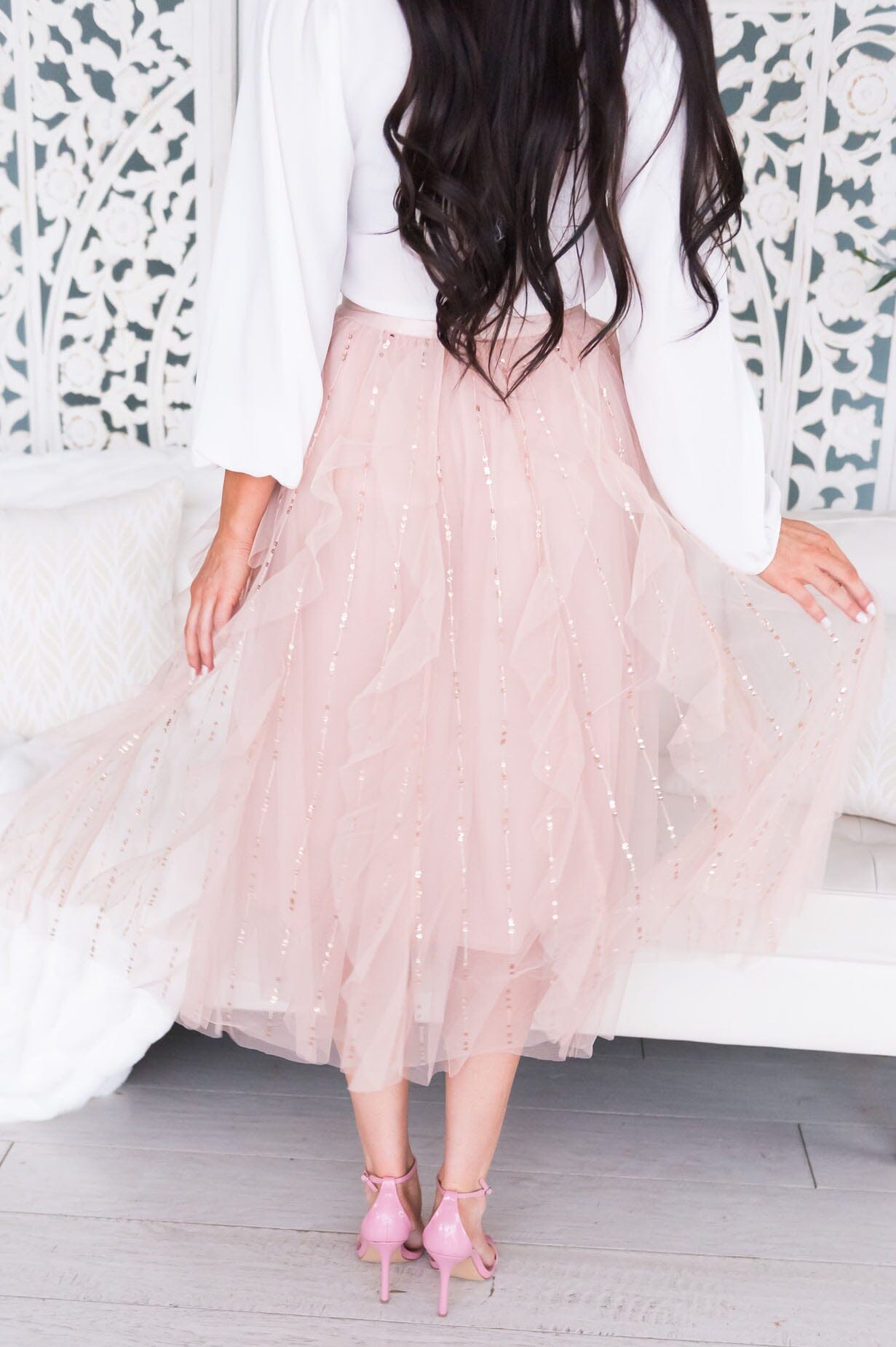 May All Your Dreams Come True Modest Tulle Skirt