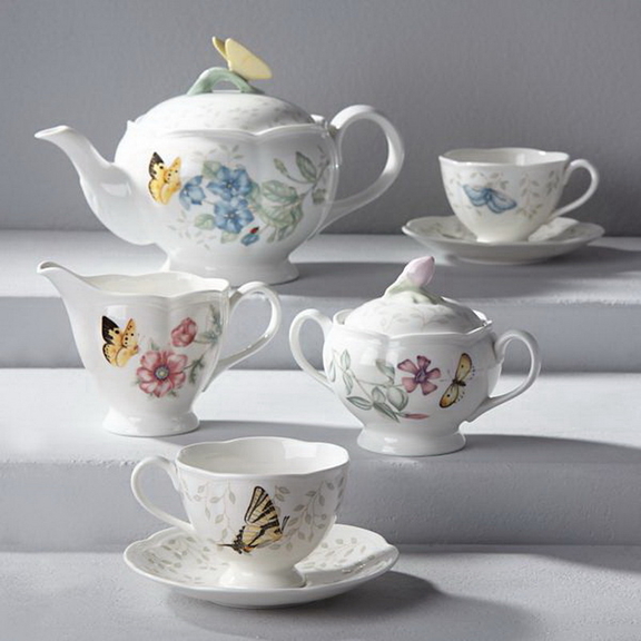 Lenox 6386635 Butterfly Meadow  1747 piece Tea S...