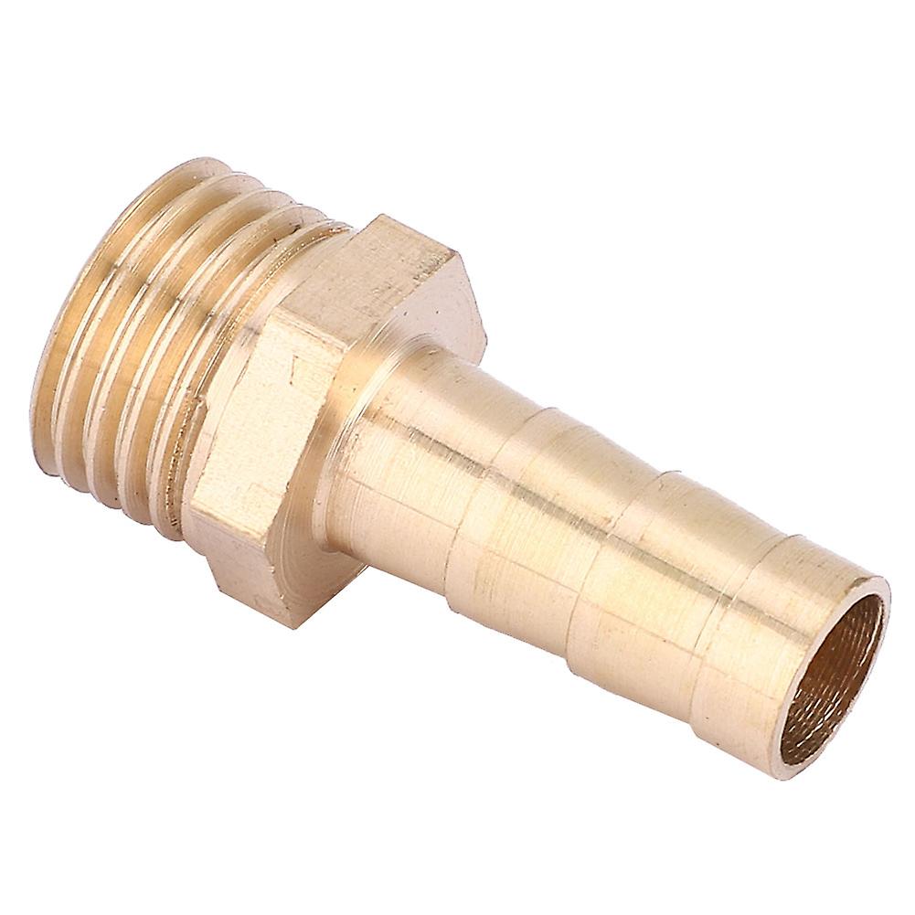 5pcs G1/4 Male Thread Barb Connector Brass Pipe Fitting Connector Joint For Gas Liquid8mm