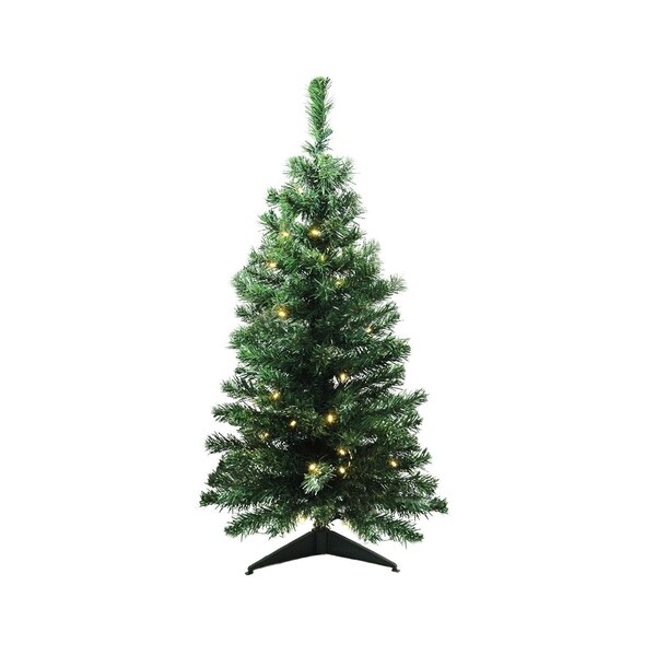 3' PreLit Medium Mixed Classic Pine Artificial Christmas Tree