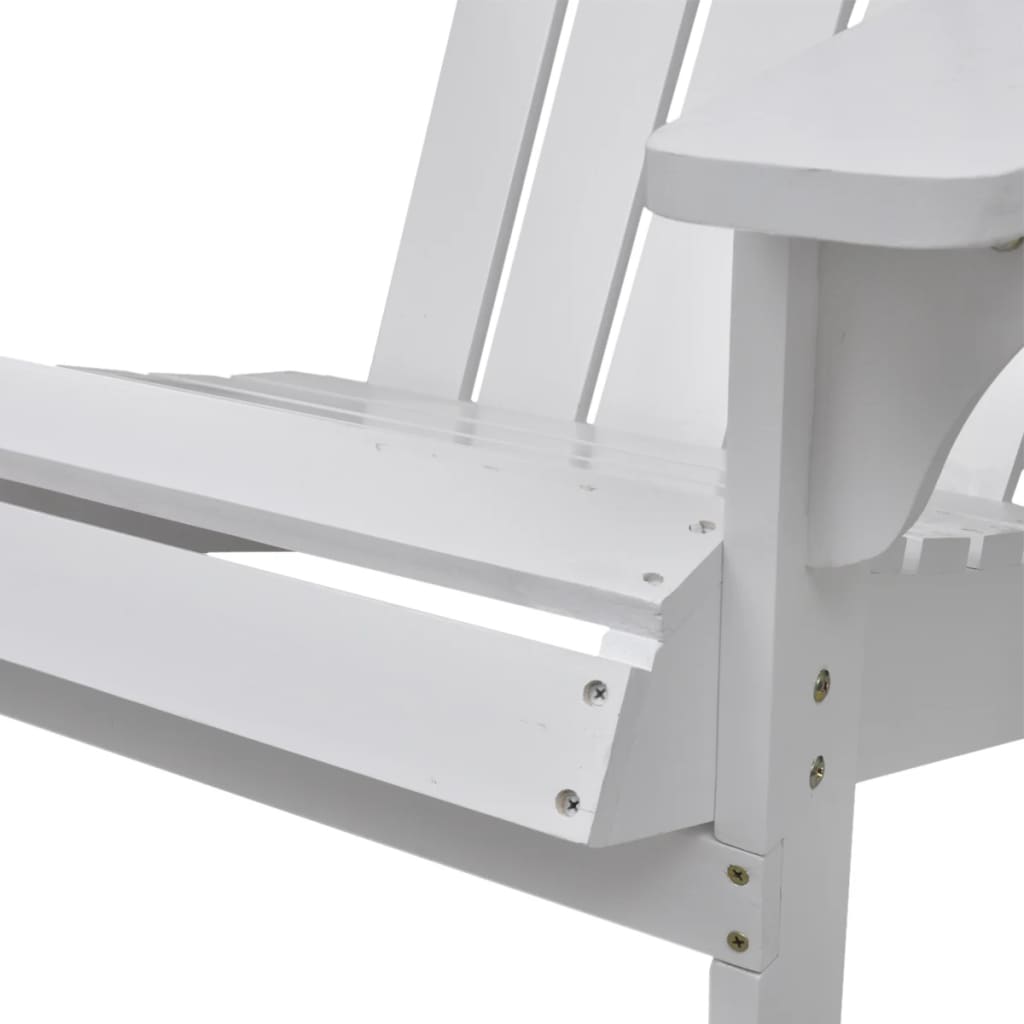 Garden Chair Wood White