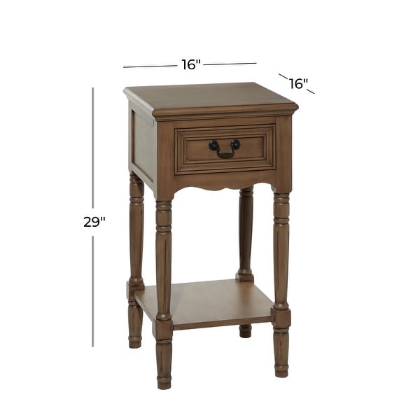 MDF Traditional Accent Table 29 x 16 x 16