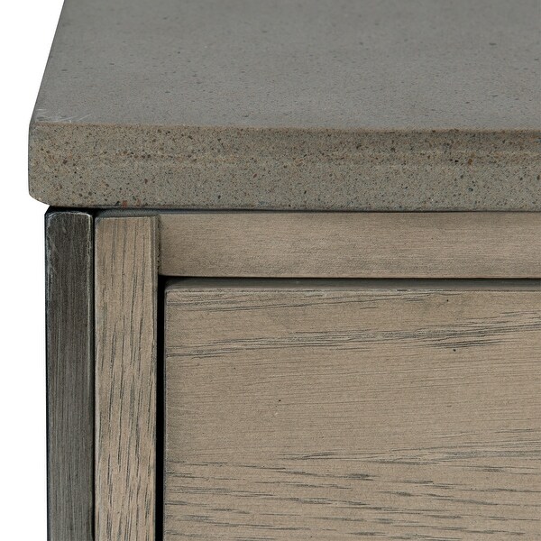 Uttermost Cartwright Grey Side Table