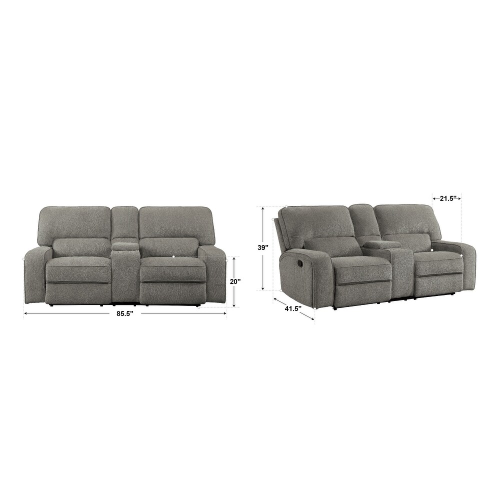 Eymard 3 Piece Reclining Living Room Set