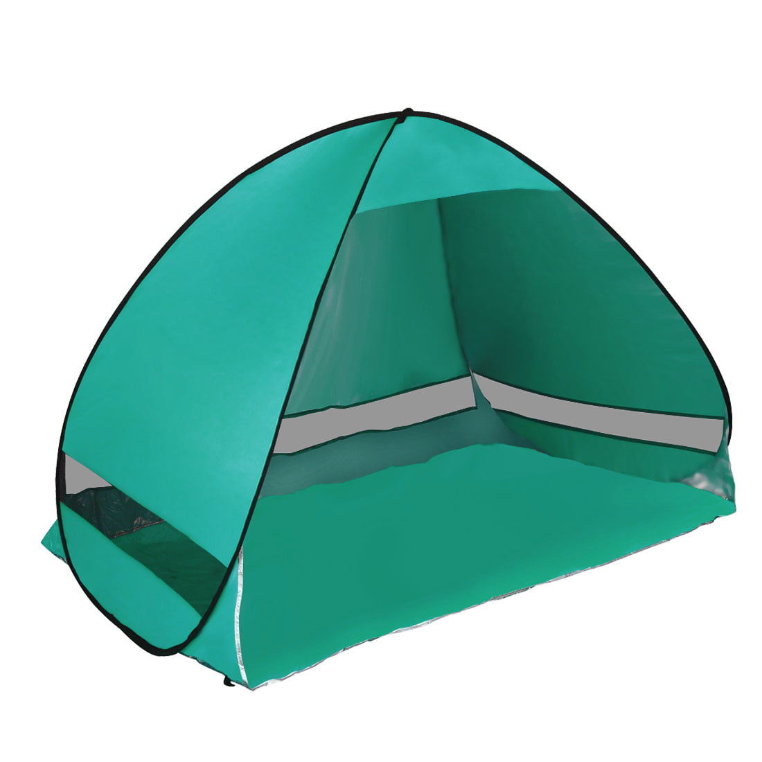 Unique Bargains Pop Up Outdoor Automatic Tent Folding Sun Shelter Anti UV Instant Portable Beach Aqua Green