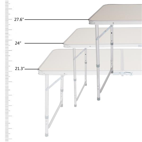 Multipurpose Folding Table for Outdoors， Portable Dinning Table， Serving Table for Picnics， Camping， Buffets， BBQ， Party， Wedding， Game Table