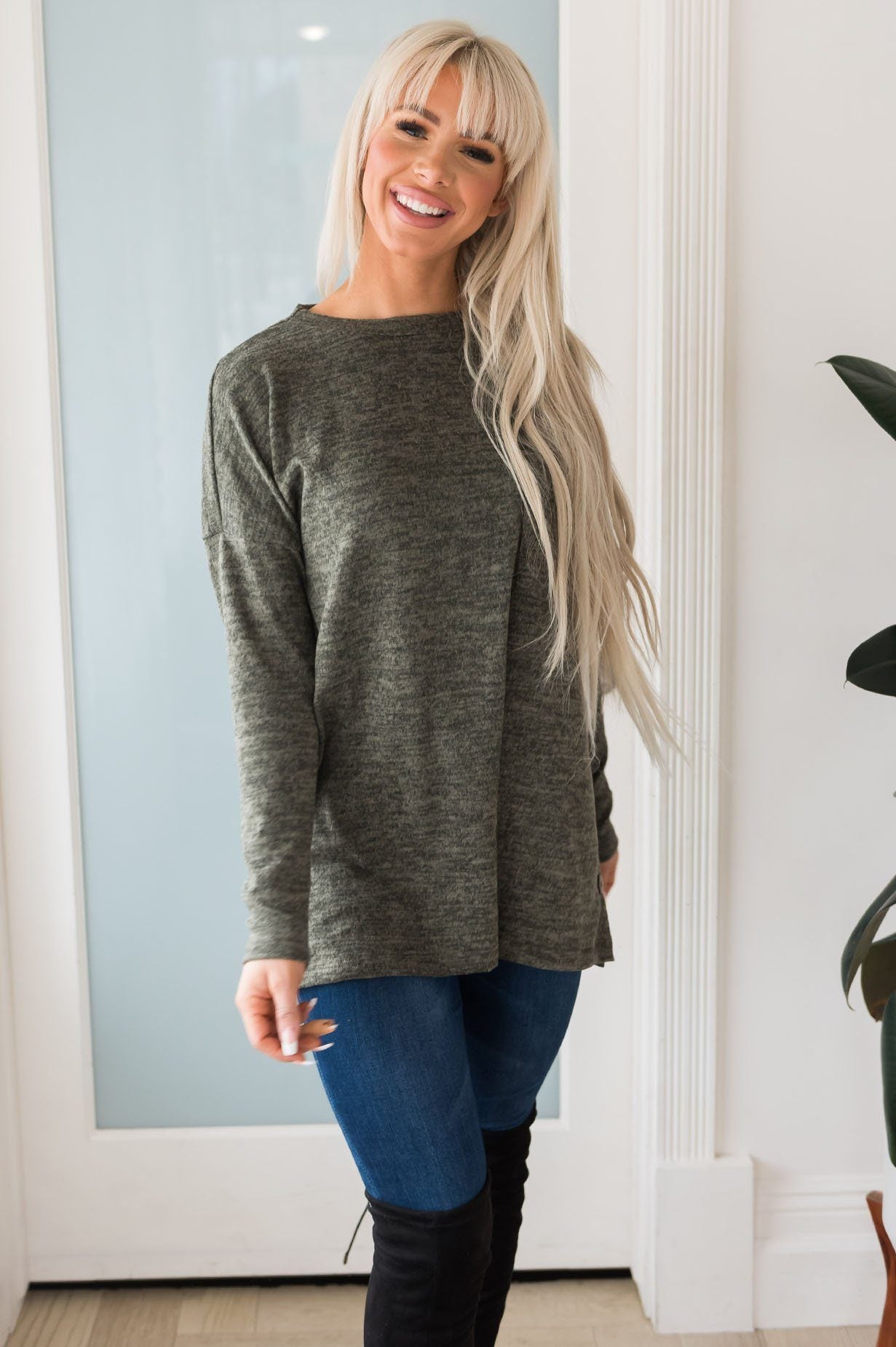 Nothing But Cozy Modest Blouse