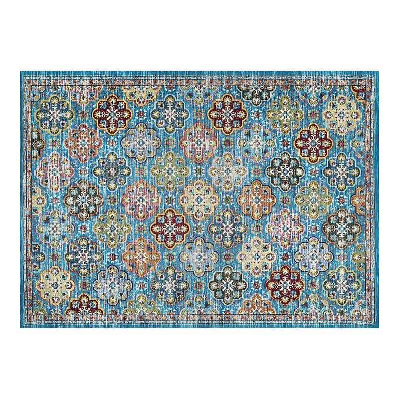 Couristan Gypsy Nameh Blue Topaz Area Rug