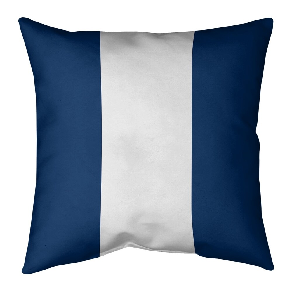 Los Angeles LA Power Football Stripes Floor Pillow   Standard