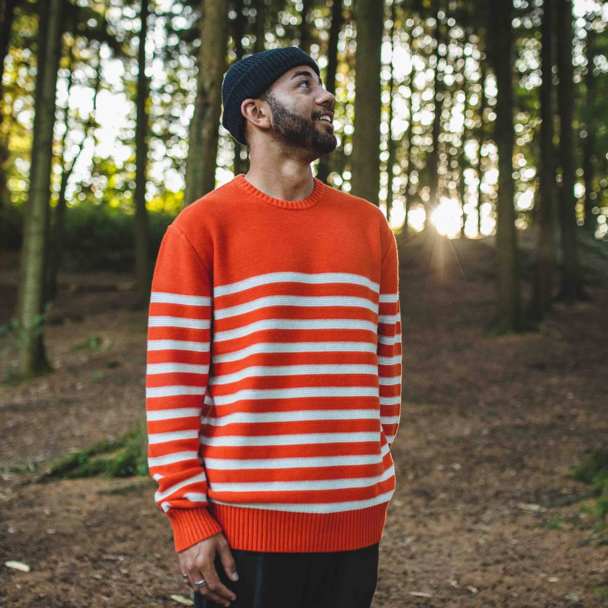 Aspen Knitted Jumper - Picante Orange