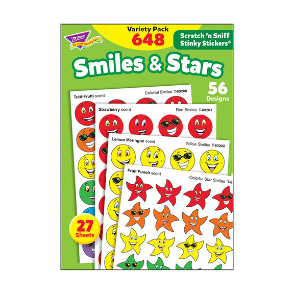 Trend Enterprises T 83905 Stinky Stickers Smiles S...