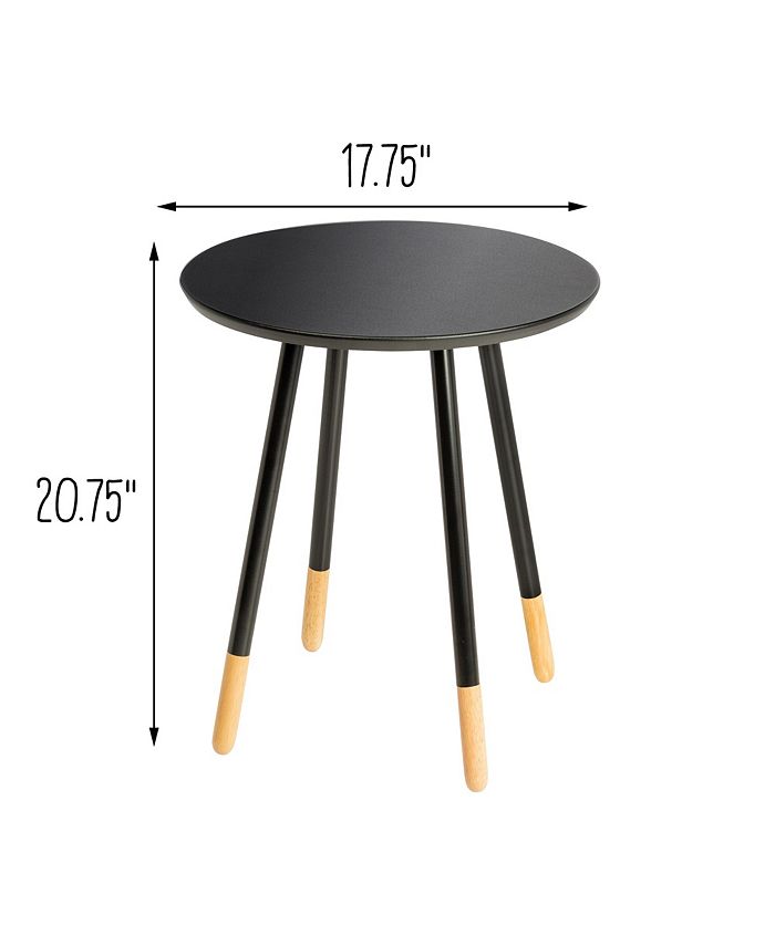 Honey Can Do Round End Table