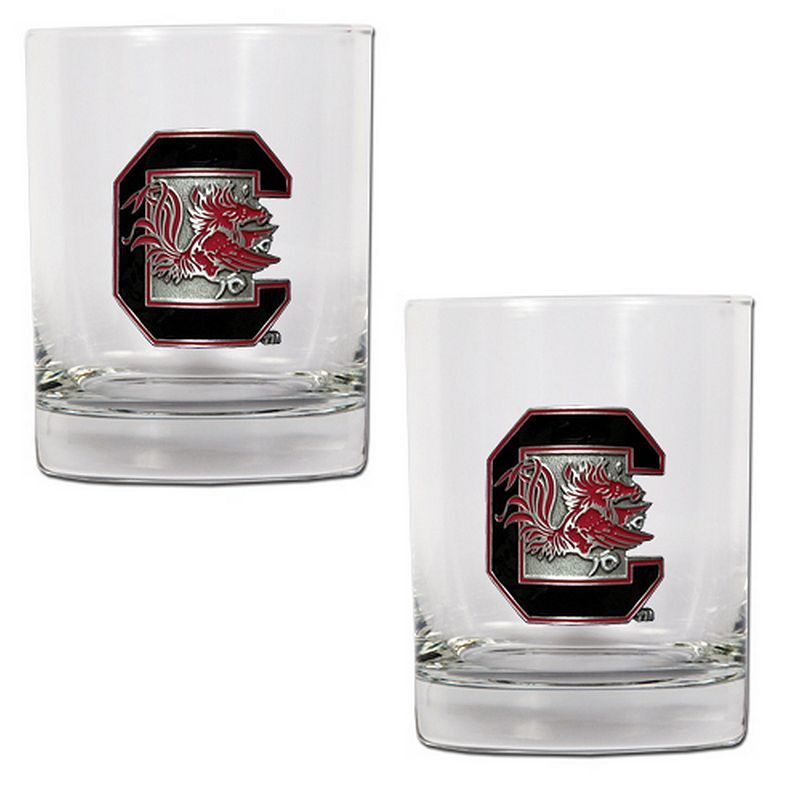 South Carolina Gamecocks 2-pc. Rocks Glass Set