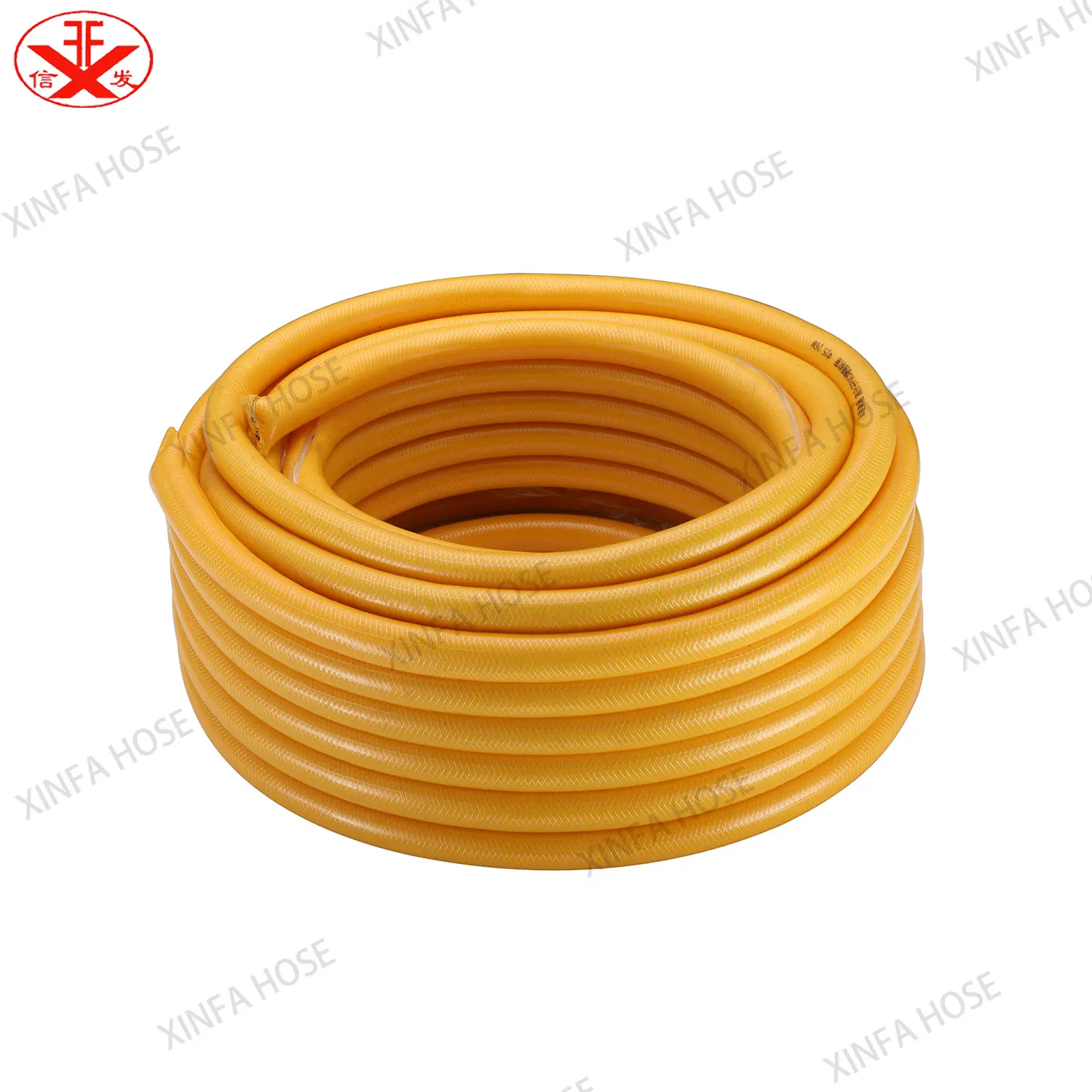 Garden Hose for  car washing and garden irrigation plastic 19mm flexible braided water hose pipe factory price