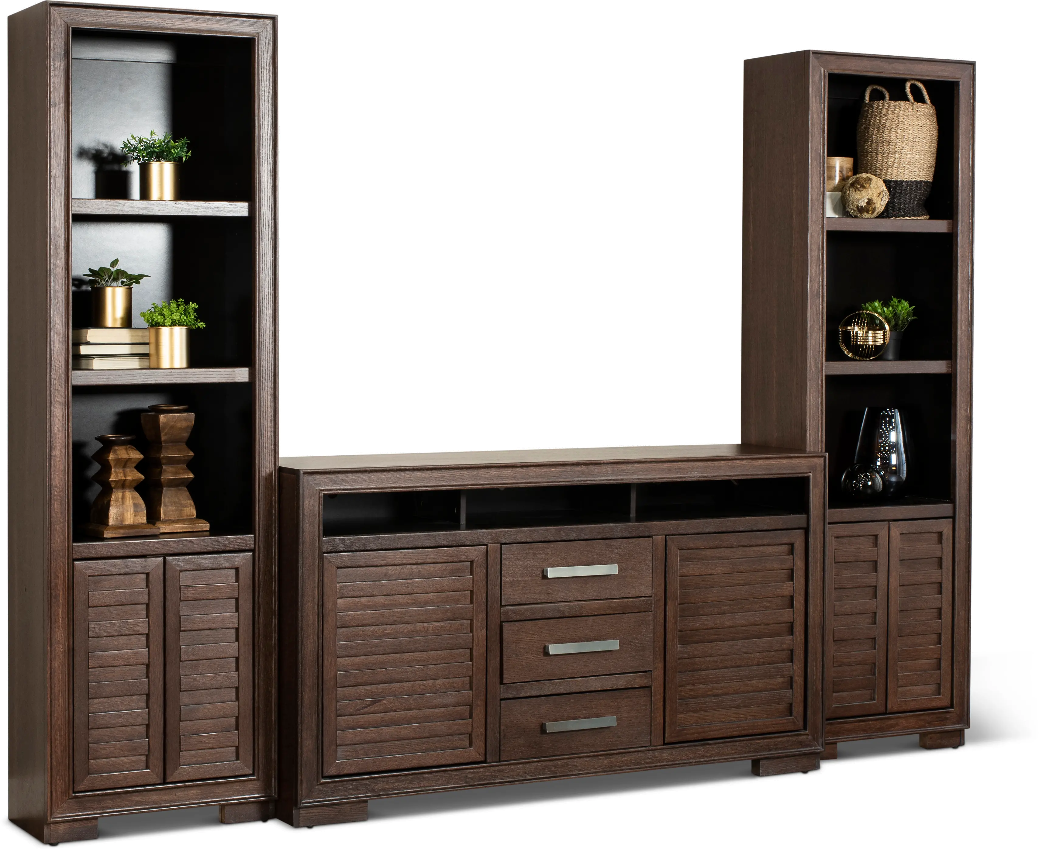 Avalon Tobacco Brown 62 Entertainment Center