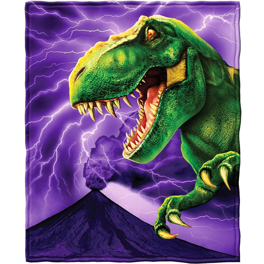 T-Rex Super Soft Full/Queen Size Plush Fleece Blanket