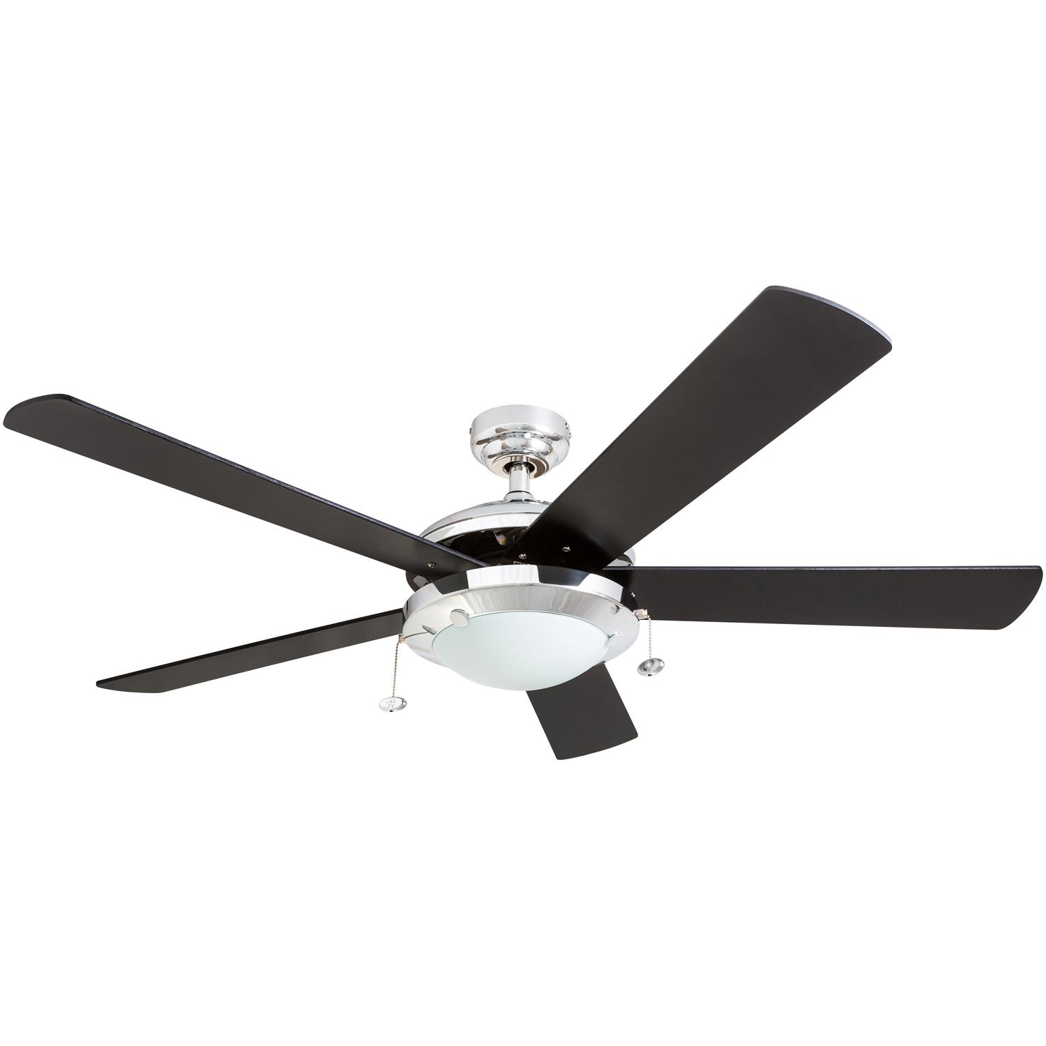 Prominence Home 52 Bolivar 5-Blade Ceiling Fan W/ LED Globe and Reversible Airflow