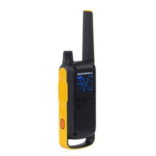 MOTOROLA SOLUTIONS Motorola Talkabout T470 2-Way Radio Black with Yellow Rechargeable (2-Pack) T470