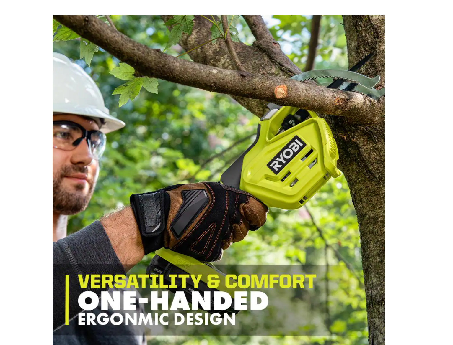 RYOBI P2503BTL ONE+ 18V Electric Cordless Pruning Reciprocating Saw (Tool Only)