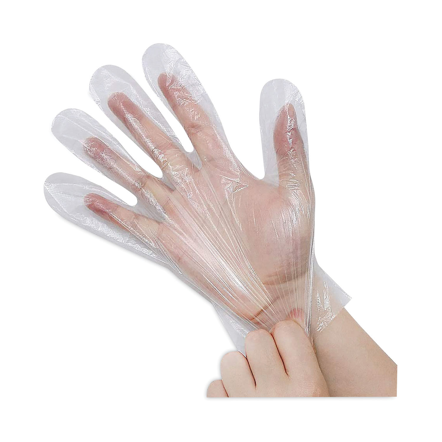 SKILCRAFT Powder-Free Polyethylene Food Service Gloves by AbilityOneandreg; NSN6922644