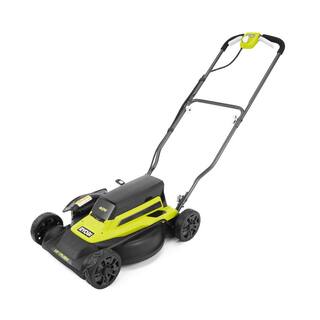 RYOBI 40-Volt 18 in. 2-in-1 Cordless Battery Walk Behind Push Lawn Mower with 6.0 Ah Battery and Charger RY401101