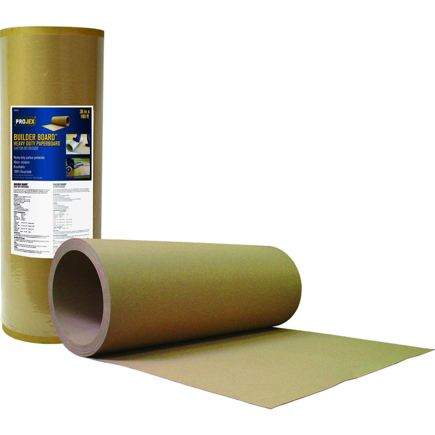 Projex Builders Floor Paper 45 mil X 38 in. W X 100 ft. L Paper Brown