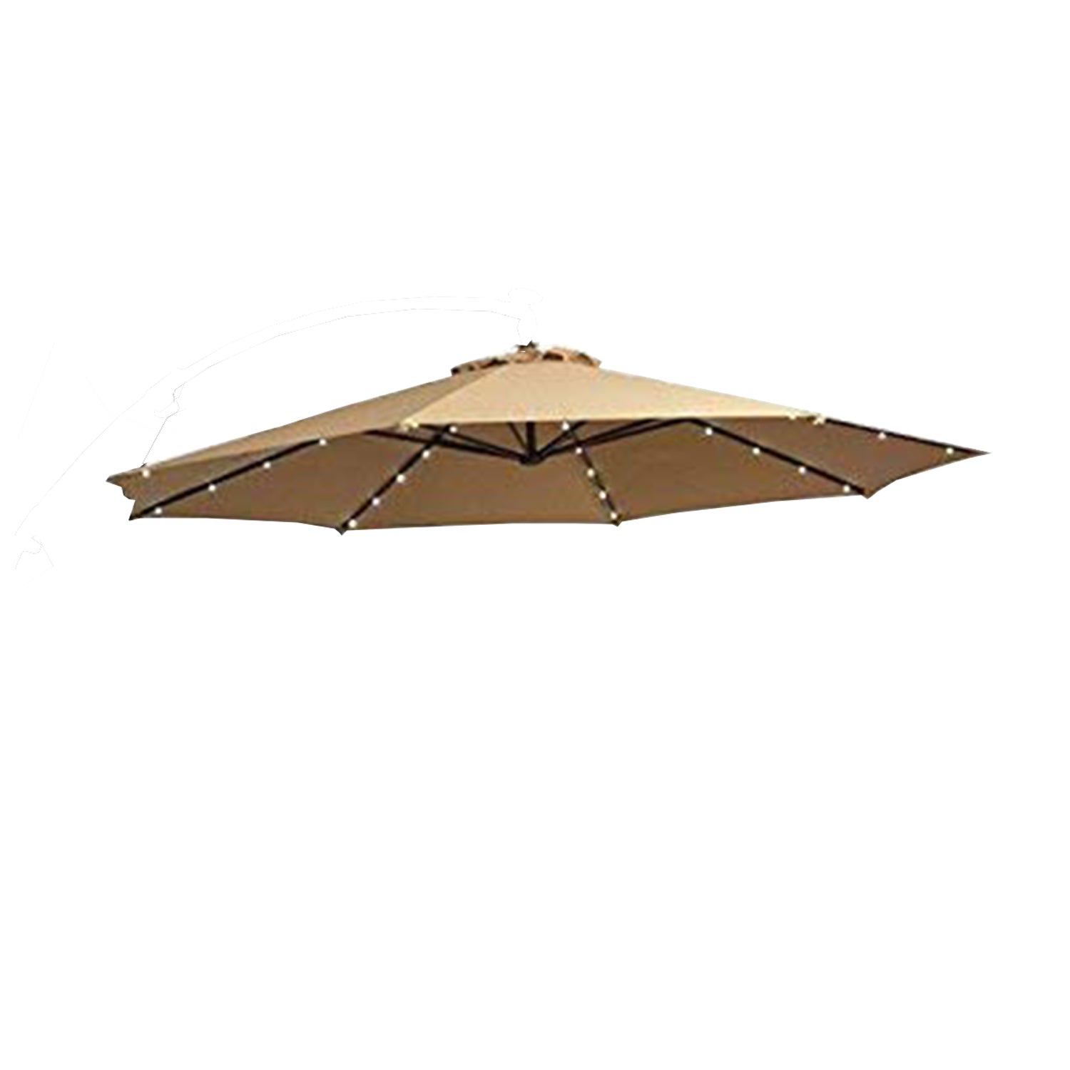 Garden Winds Replacement Canopy Top for Hampton Bay Solar Offset Umbrella- REPLACEMENT CANOPY TOP COVER ONLY - METAL FRAME NOT INCLUDED