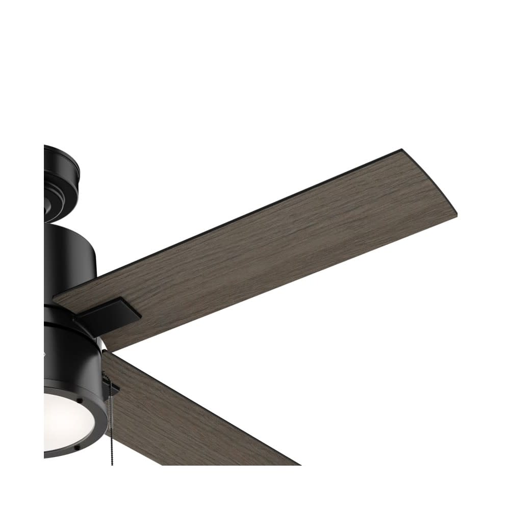 Hunter Beck Ceiling Fan 52 Matte Black/Greyed Walnut