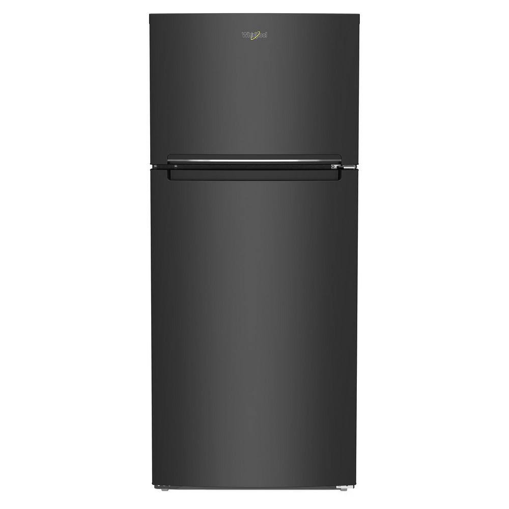 Whirlpool 16.6 cu. ft. Built-In Top Freezer Refrigerator in Black WRTX5028PB