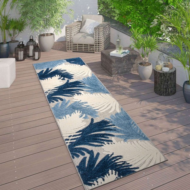 World Rug Gallery Tropical Floral Indoor outdoor Area Rug