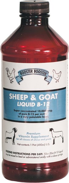 Rooster Booster Liquid B-12 Premium Sheep and Goat Supplement